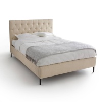 Кровать С обивкой Nottingham 140 x 190 см бежевый LA REDOUTE INTERIEURS  фото, kupilegko.ru